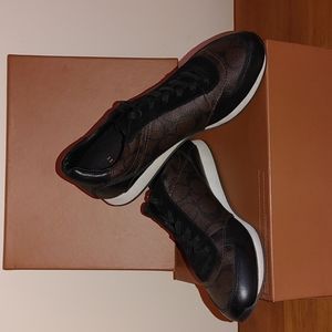Women's Coach Rebecca Brown-Mahogany/Black Shoes; size 7.5M